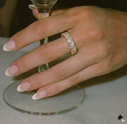 Celeste Zircon Band Ring