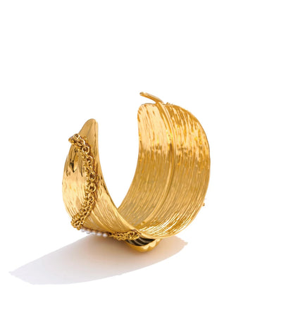Aurelia Shell Cuff Bracelet